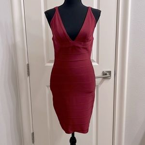 Like New Herve Leger Bodycon Dress